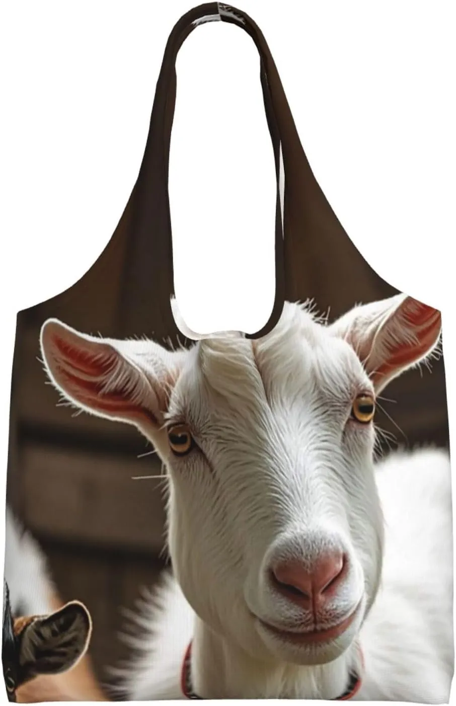 Canvas Tote Bag for Women Purse Cute Goat Handbags Totes Crossbody Shoulder Shopping Bag