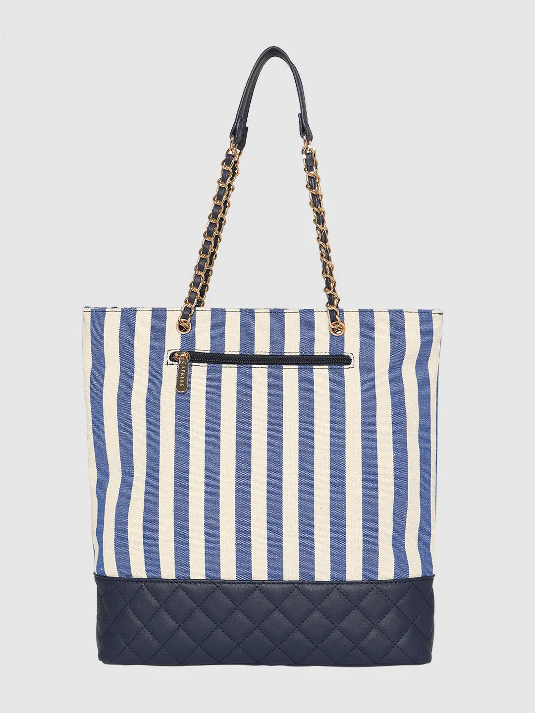 Caprese Emily In Paris Printed Medium Navy Tote Bag