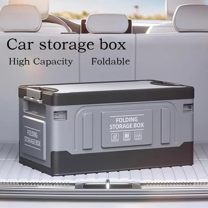Car Trunk Organizer for BYD Yuan Plus EV/Atto 3 2021-2025, Foldable Trunk Organizer, Collapsible Auto Storage Box, Storage Box, Storage Containers,F
