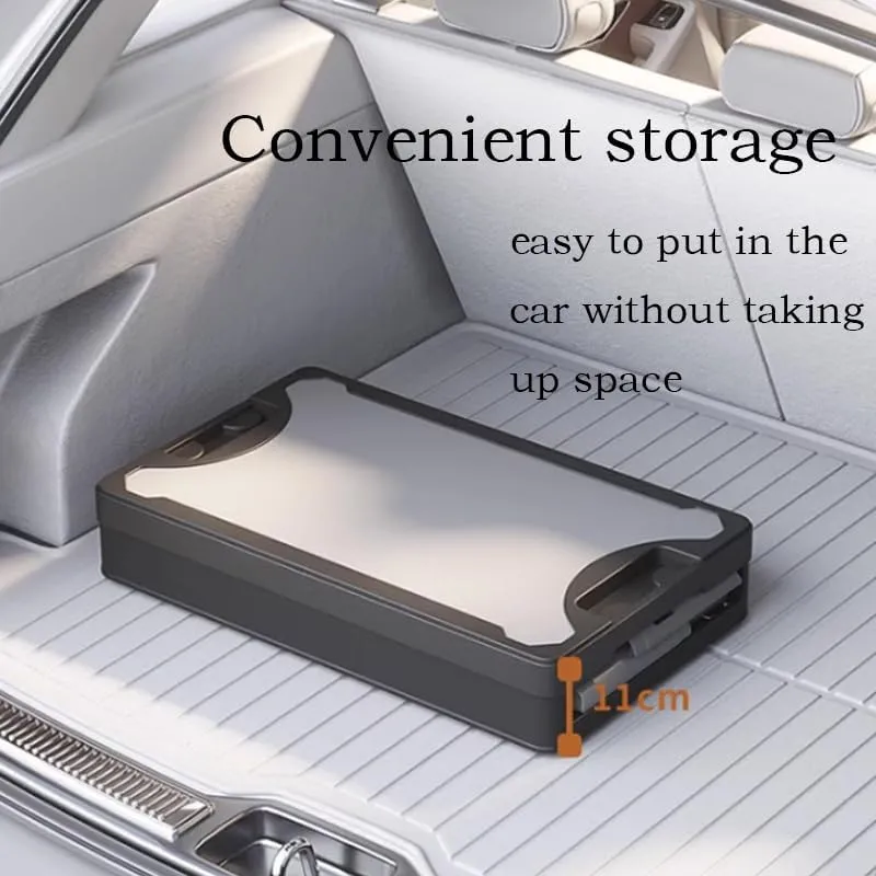 Car Trunk Organizer for BYD Yuan Plus EV/Atto 3 2021-2025, Foldable Trunk Organizer, Collapsible Auto Storage Box, Storage Box, Storage Containers,F