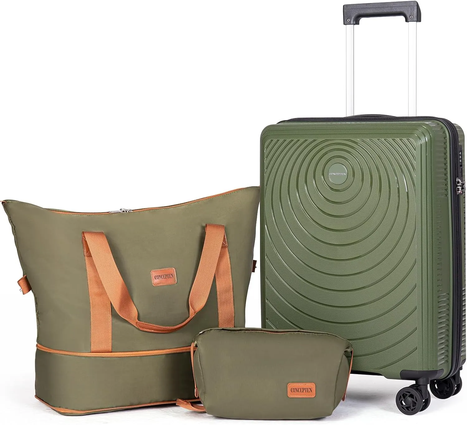 Carry On Luggage 22x14x9 Airline Approved, 20-inch Hard Shell Suitcases with Wheels, PP Lightweight Carry on Suitcase with TSA Lock