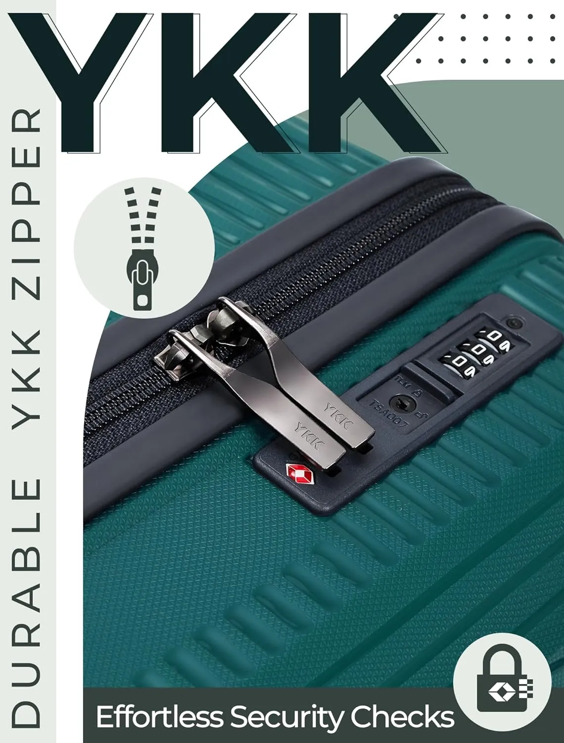 Carry On Luggage 22x14x9 Airline Approved, 20-inch Hard Shell Suitcases with Wheels, PP Lightweight Carry on Suitcase with TSA Lock