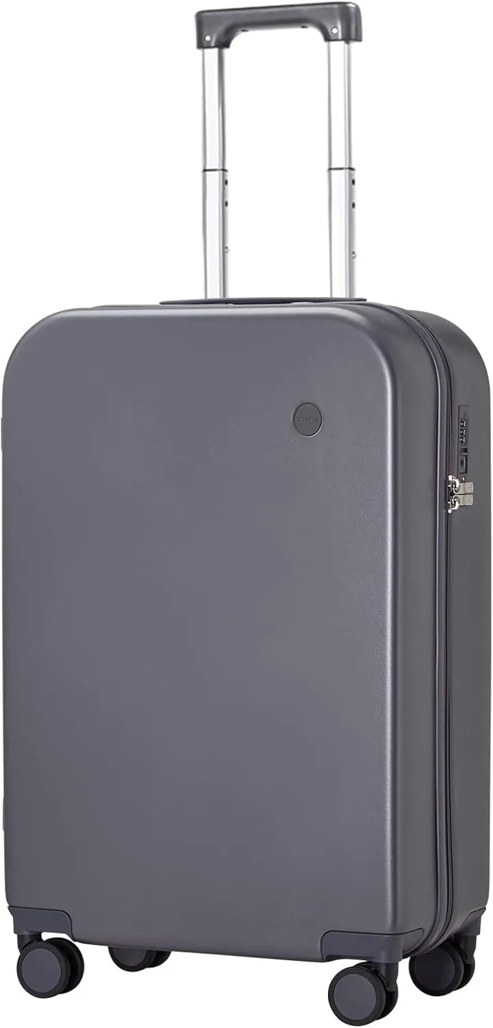Carry on Luggage, Mixi Suitcase Spinner Wheels Luggage Hardshell Lightweight Rolling Suitcases PC with Cover & TSA Lock for Business Travel