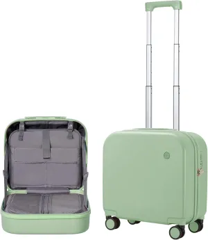 Carry on Luggage, Mixi Suitcase Spinner Wheels Luggage Hardshell Lightweight Rolling Suitcases PC with Cover & TSA Lock for Business Travel