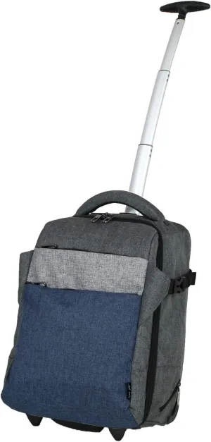 Carry On Rolling Backpack with Wheels [81-76022-59] (Navy Combi)