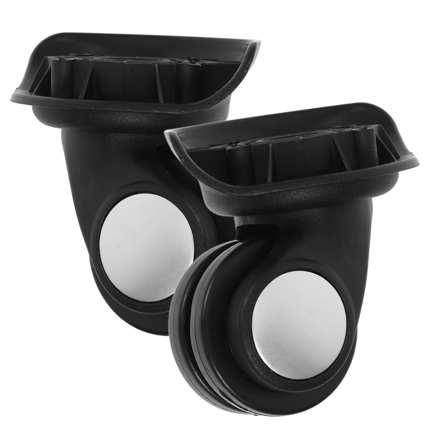 Ciieeo 1 Pair Luggage Replacement Wheels Swivel Caster for Suitcases Easy Installation Travel Accessories for Smooth Rolling Any Surface Compatibility for All Luggage