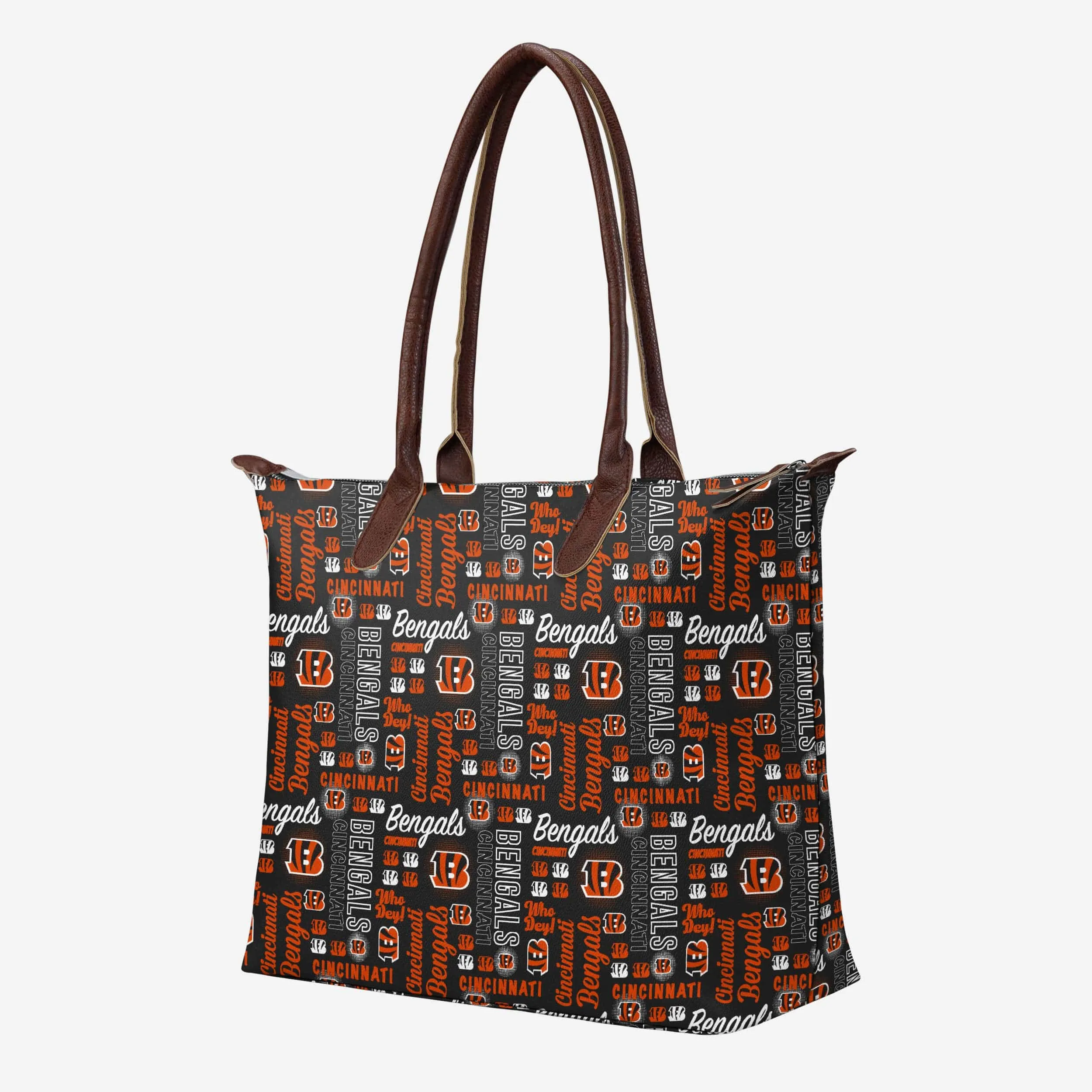 Cincinnati Bengals Spirited Style Printed Collection Tote Bag
