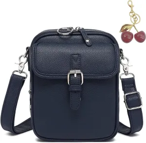 Collaboraten1 Crossbody Leather Bag, Urvashi - Luma Urvashi Retro Double-Layer Large Capacity Mini Crossbody Bags