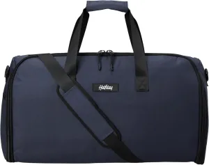 Convertible Garment Duffel Bag 45L – 2-in-1 Carry-On Suit Travel Bag with Wrinkle-Free Hanging Compartment, Shoe Pockets & Trolley Sleeve – Weekender for Business Trips, Weddings & Getaways – Marine