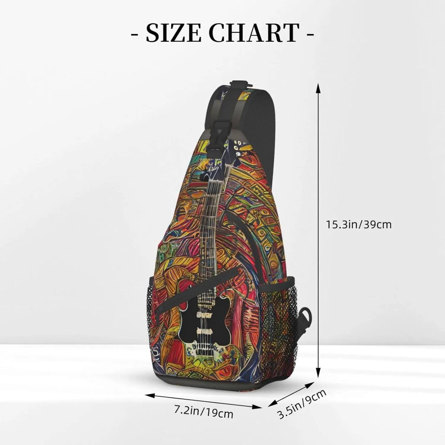 Cow Black Spot Unisex Crossbody Backpack Travel Hiking Casual Chest Bags Lightweight Fashion