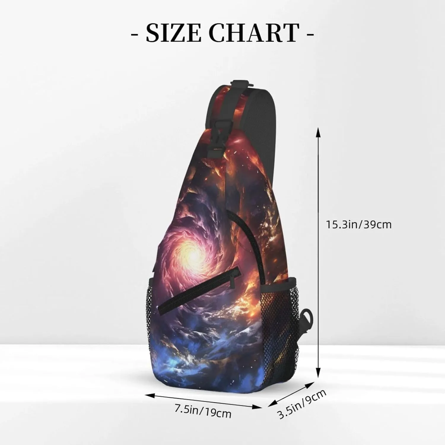 Cross Chest Bag Sling Backpack Deer Animal Sling Bag Crossbody Shoulder Bag Travel Hiking Daypack