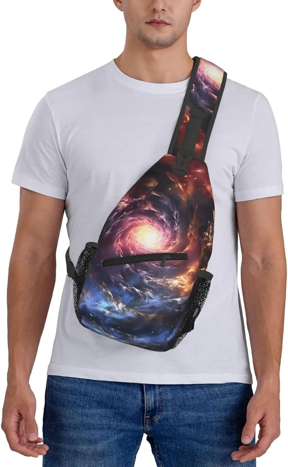 Cross Chest Bag Sling Backpack Deer Animal Sling Bag Crossbody Shoulder Bag Travel Hiking Daypack