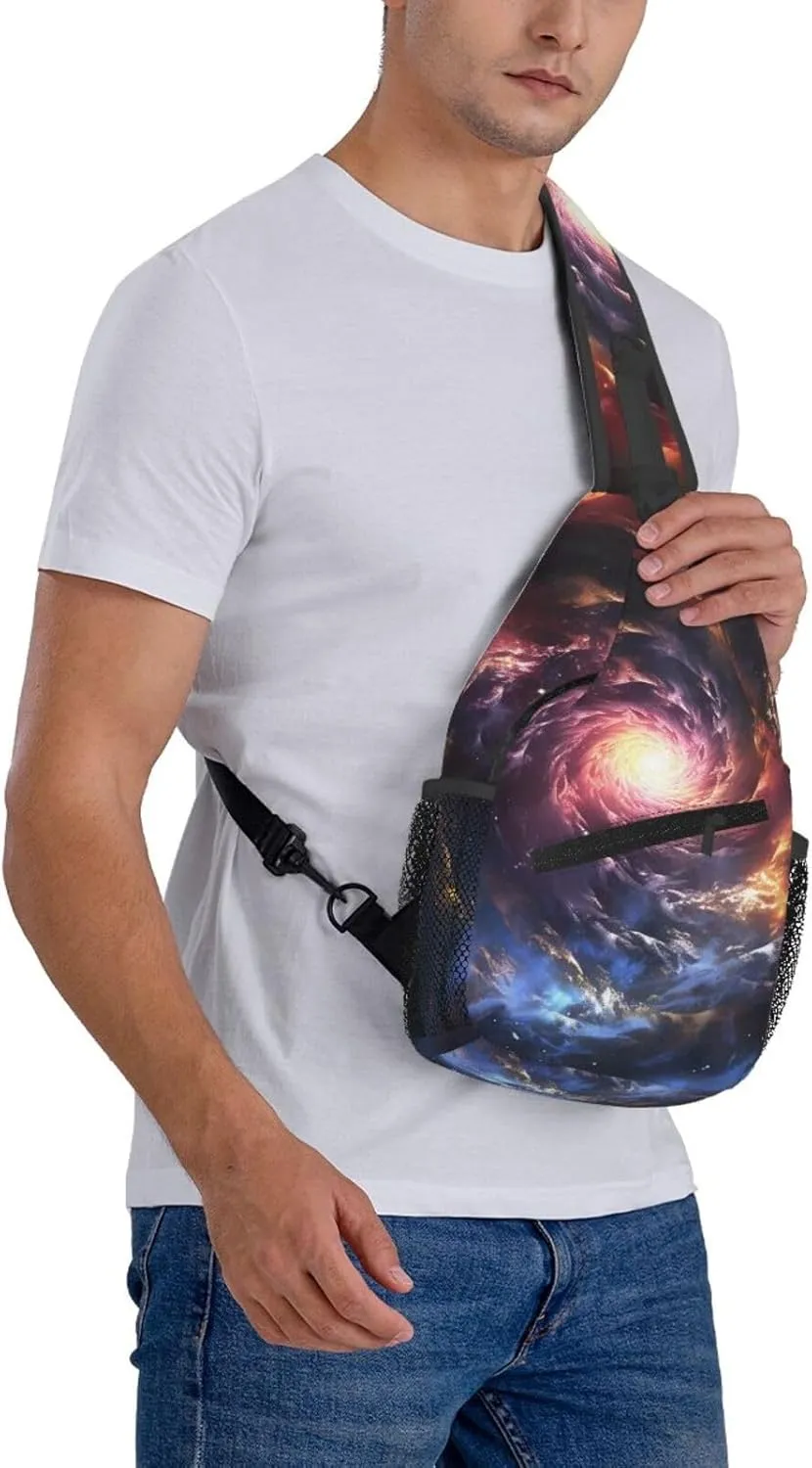 Cross Chest Bag Sling Backpack Deer Animal Sling Bag Crossbody Shoulder Bag Travel Hiking Daypack