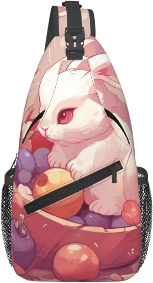 Crossbody Bags for Women Men Trendy Sling Bag Casual Chest Bag Hand Drawn Yellow Tree Shoulder Bag for Travel Sport