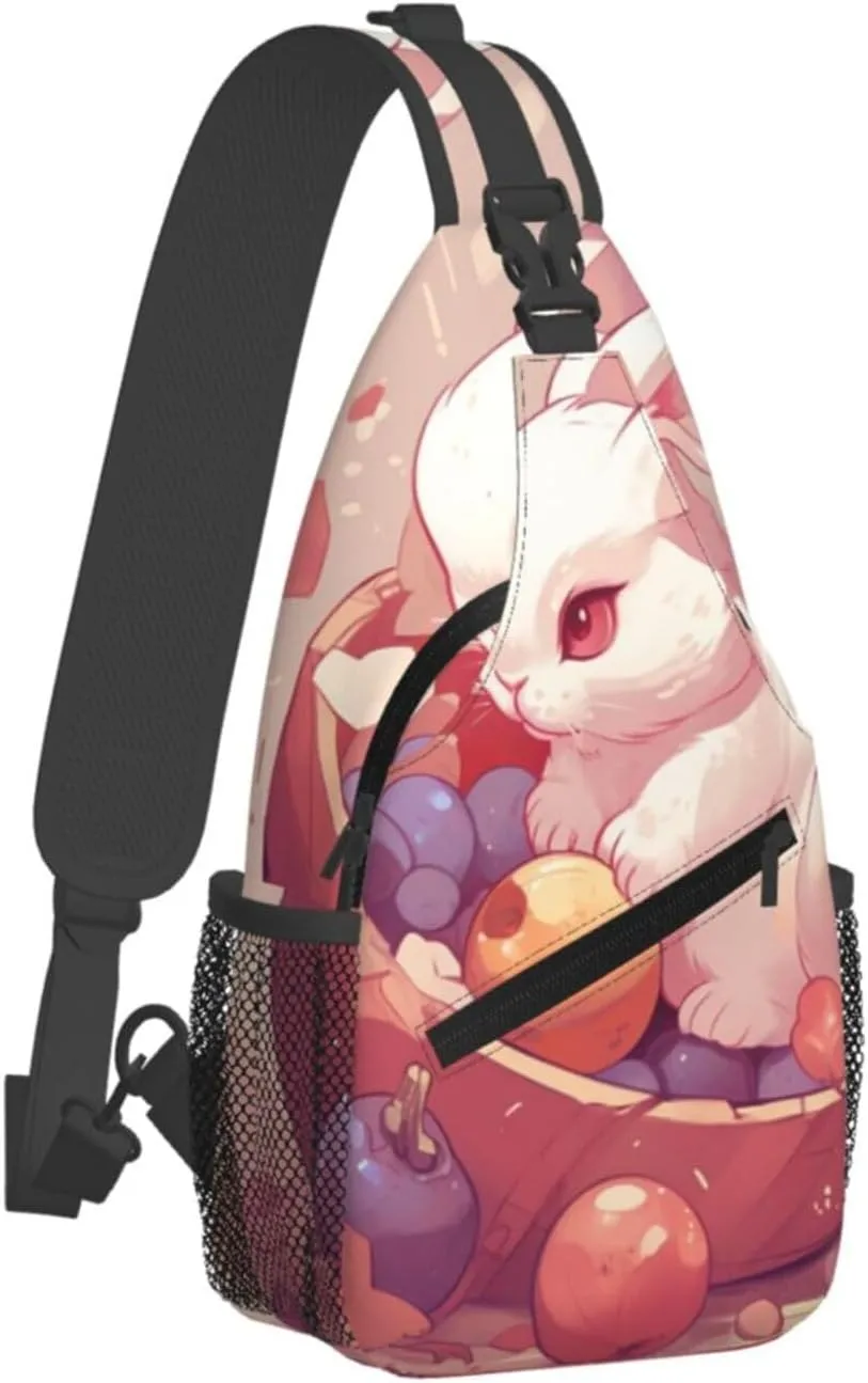 Crossbody Bags for Women Men Trendy Sling Bag Casual Chest Bag Hand Drawn Yellow Tree Shoulder Bag for Travel Sport