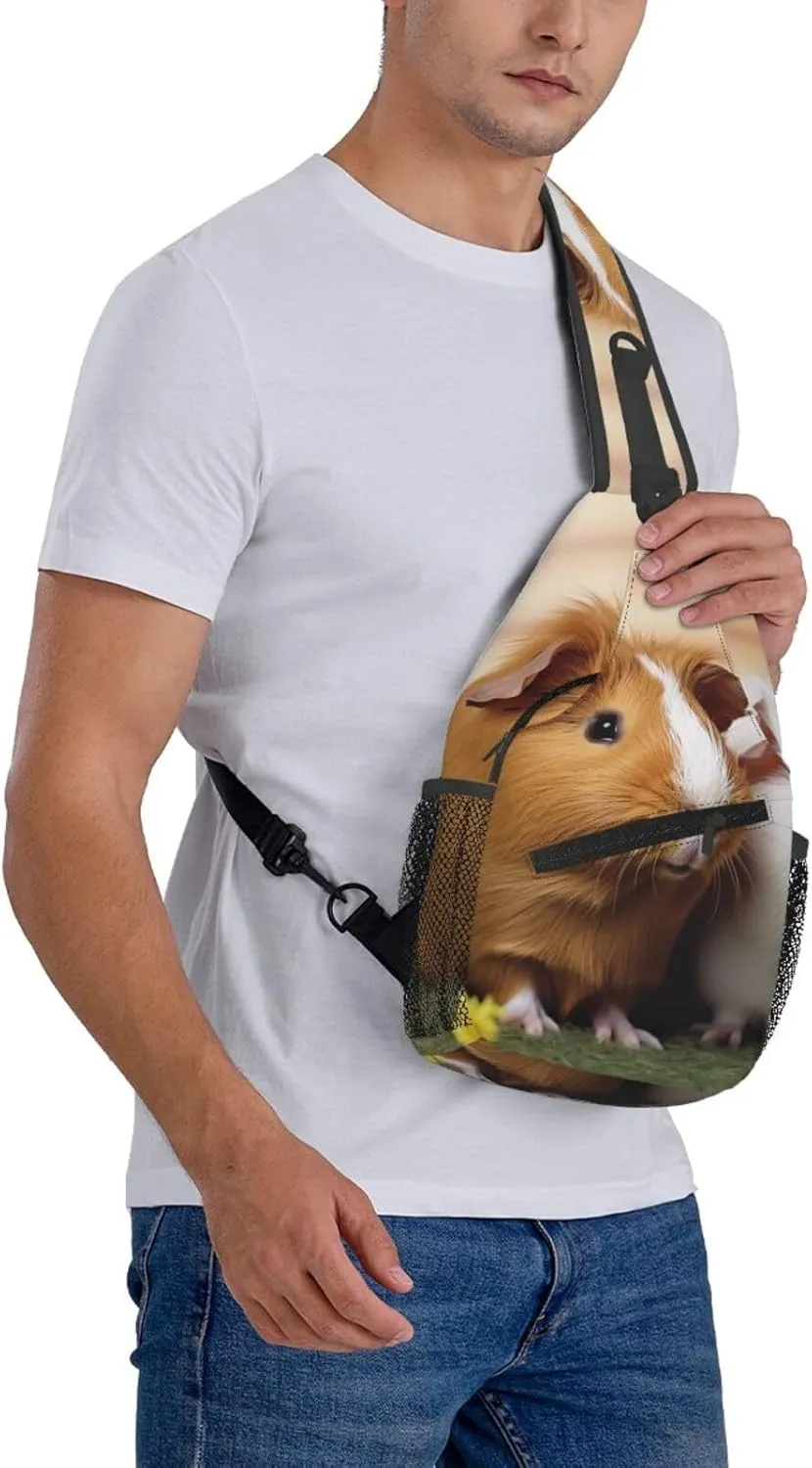 Crossbody Bags for Women Men Trendy Sling Bag Casual Chest Bag Japanese Crane Shoulder Bag for Travel Sport