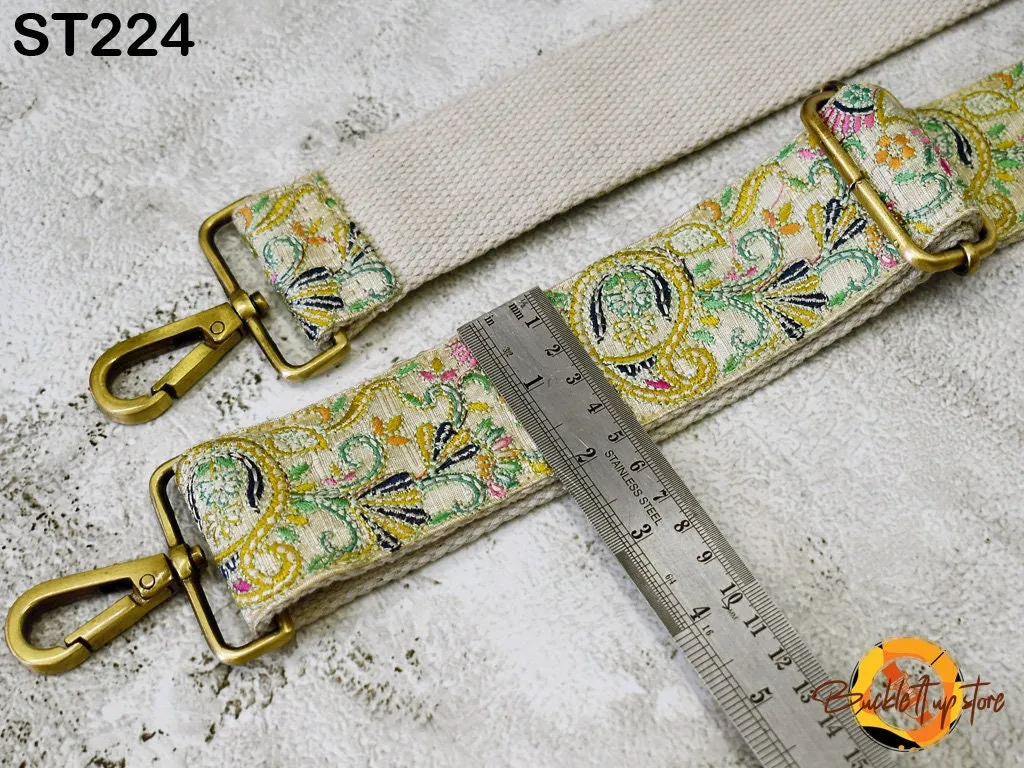 Crossbody Strap for Purses Boho Bag Messenger Bag Strap Replacement Adjustable Camera Strap Embroidered Handbag Guitar Strap Gift Girlfriend