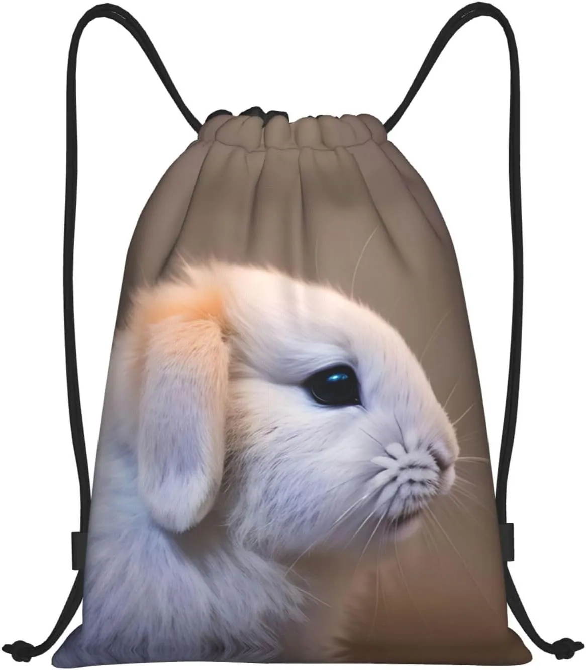 cry rabbit Multifunctional String Bags and Sport Gym Sackpack â€“ Perfectly Designed for Travel, Carry-on Luggage, Medium