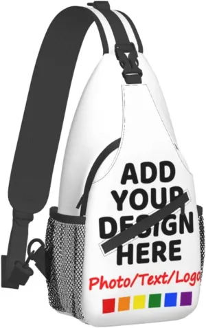 Custom Sling Bag Custom Bags Personalized Shoulder Daypacks Crossbody Bags Chest Bag Travel Hiking Daypack For Men Women
