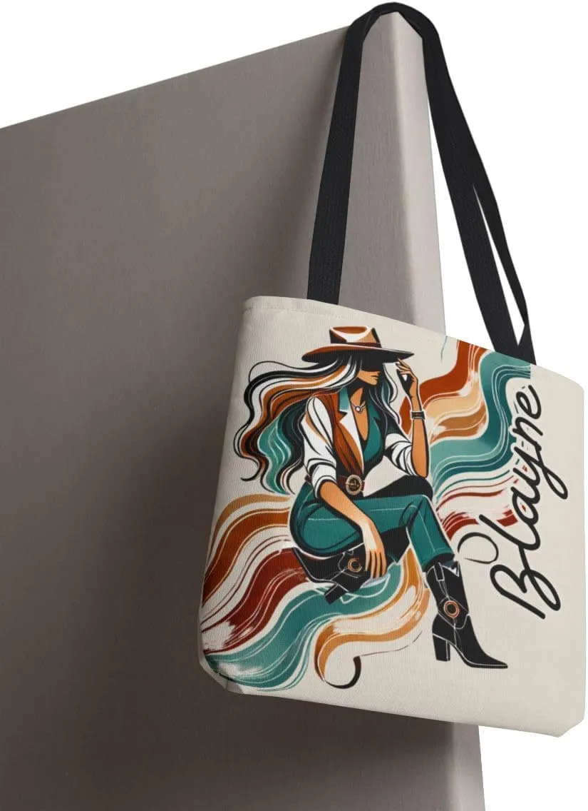 Customizable Tote Bag for Women-Womens Tote Bags for Work-Western Tote Bags for Women-Cowgirl Gift for Her