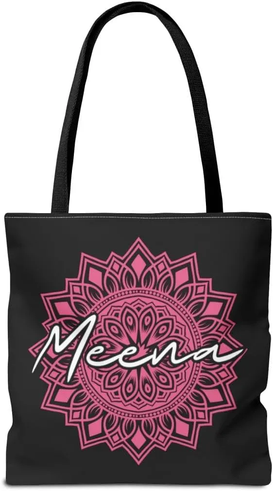 Customizable Tote Bags for Women-Bollywood Lover Tote Bags-Custom Name or Text Print Chai Lover Gift Totes