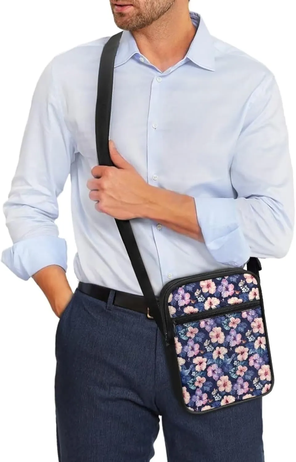 Cute Crossbody Messenger Bags Sling Purses for Women Trendy with Zipper