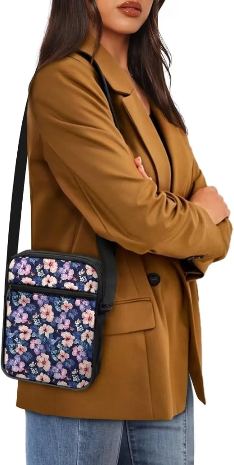 Cute Crossbody Messenger Bags Sling Purses for Women Trendy with Zipper