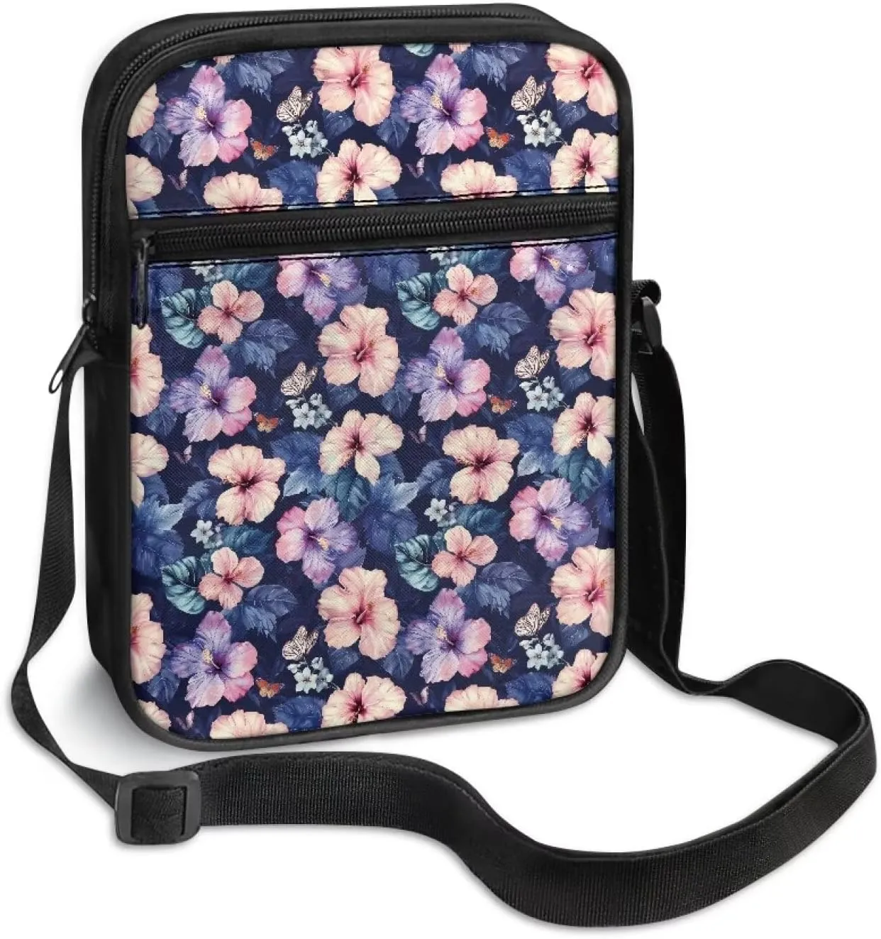 Cute Crossbody Messenger Bags Sling Purses for Women Trendy with Zipper