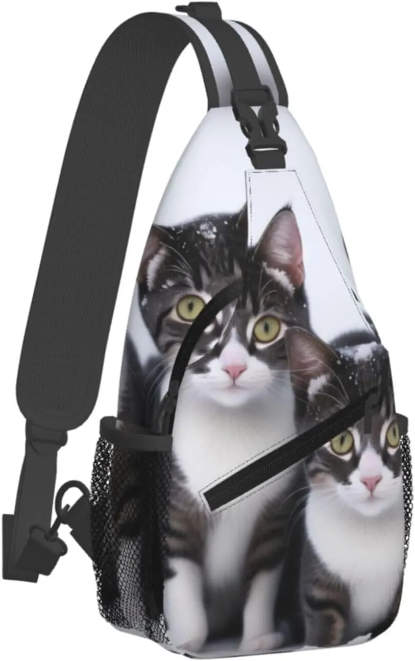 Cute Owl Sling Bag For Women Mencross Sling Bag Fashion Crossbody Shoulder Bag Chest Bag For Hiking Travel