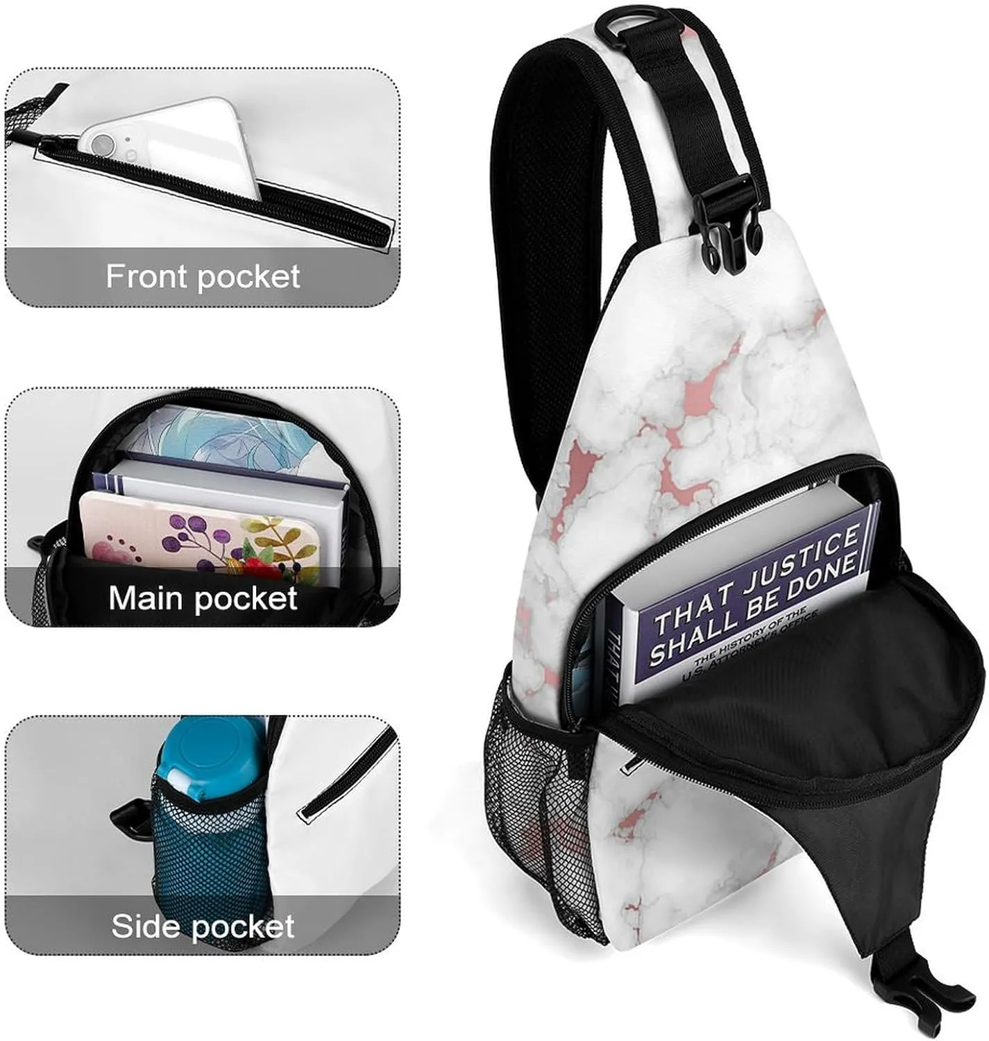 Dalmatians Pattern Versatile And Convenient Multipurpose Crossbody Bag - Perfect for Travel And Hiking