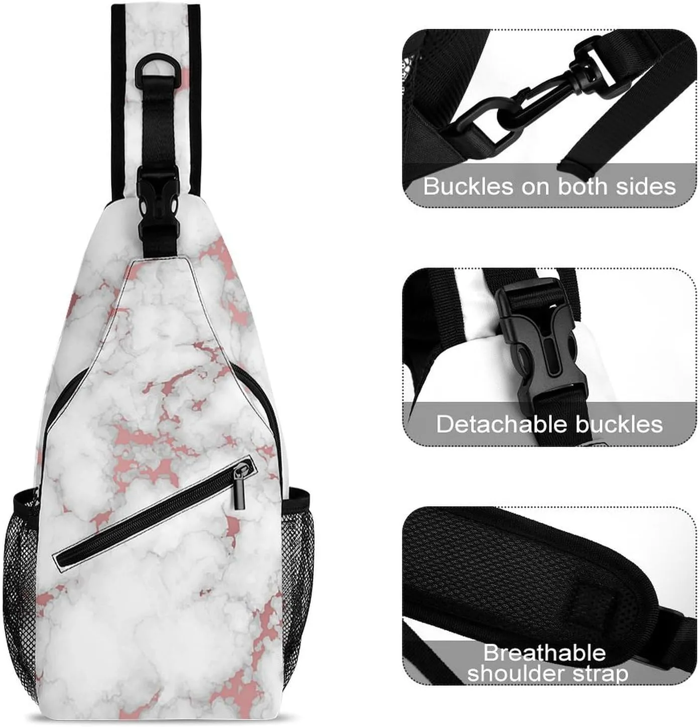 Dalmatians Pattern Versatile And Convenient Multipurpose Crossbody Bag - Perfect for Travel And Hiking