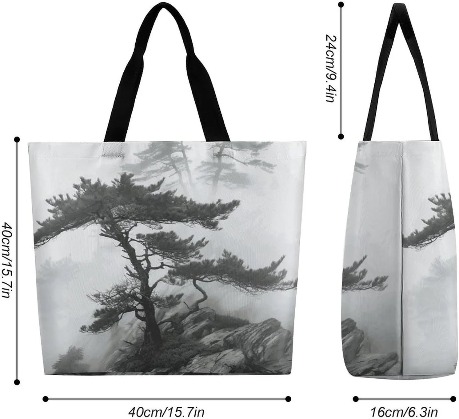 Depict A Leopard Beach Bag Reusable Tote Bag Foldable Grocery Bags Women Shopping Bags for Daily Essentials