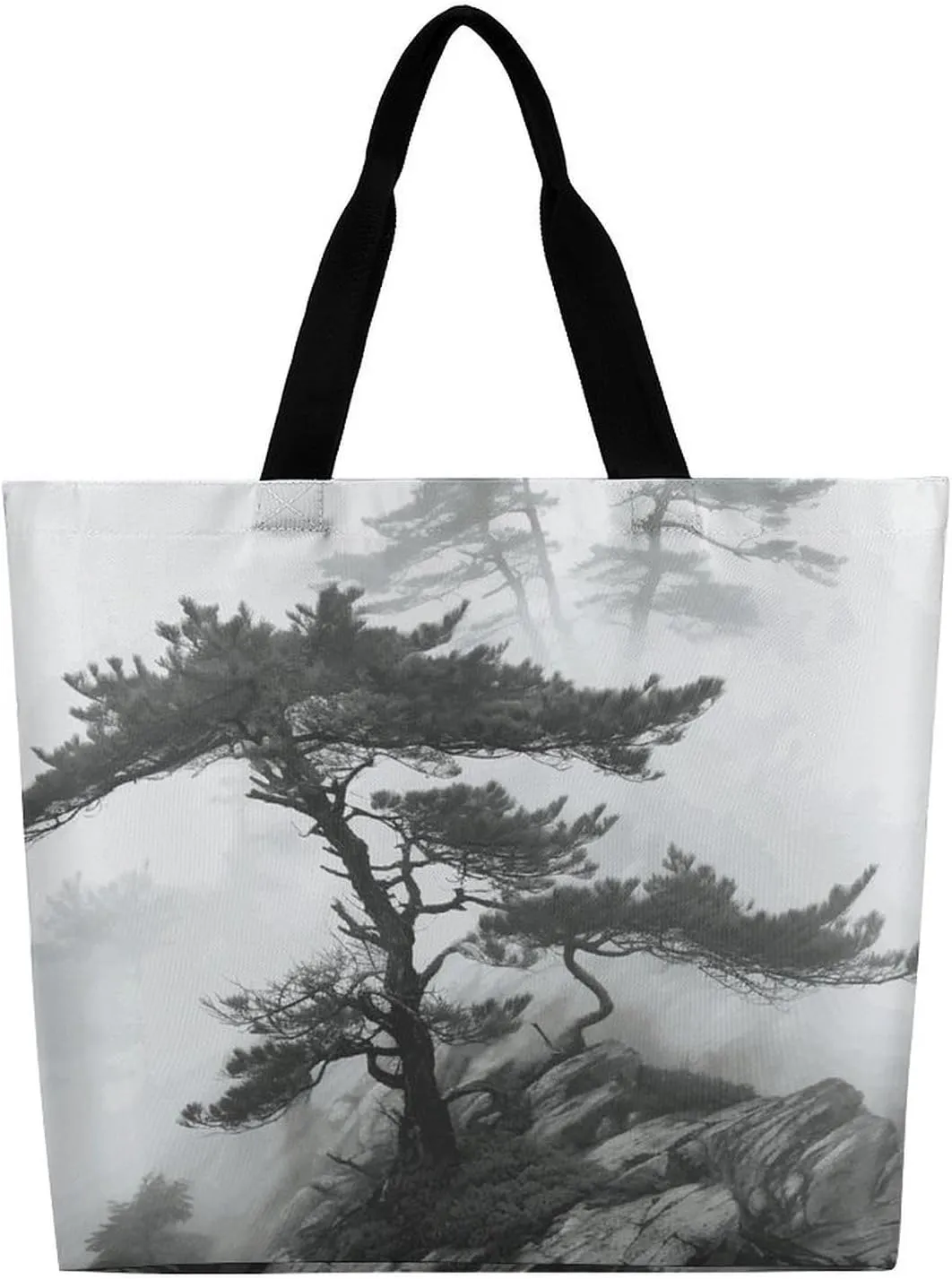 Depict A Leopard Beach Bag Reusable Tote Bag Foldable Grocery Bags Women Shopping Bags for Daily Essentials