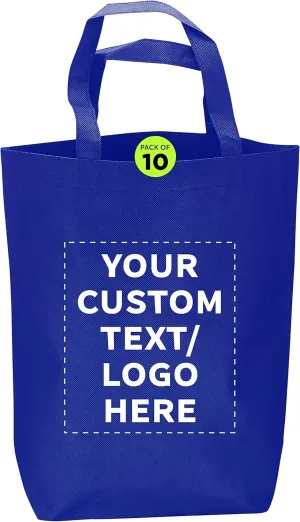 DISCOUNT PROMOS Large Reusable Heavy Duty Tote Bag - Beach Shopping Bag