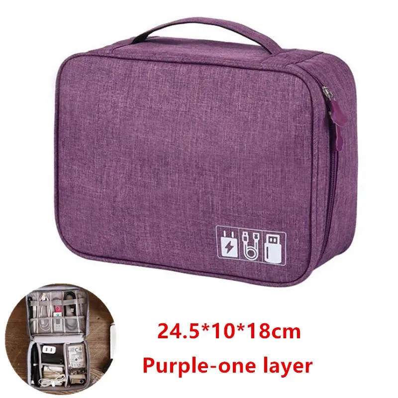 Document Organizer Briefcase 1/2/3-Layer Folder Holder Men's Women's Bag Cover Purse Passport Home Functional File Storage Case