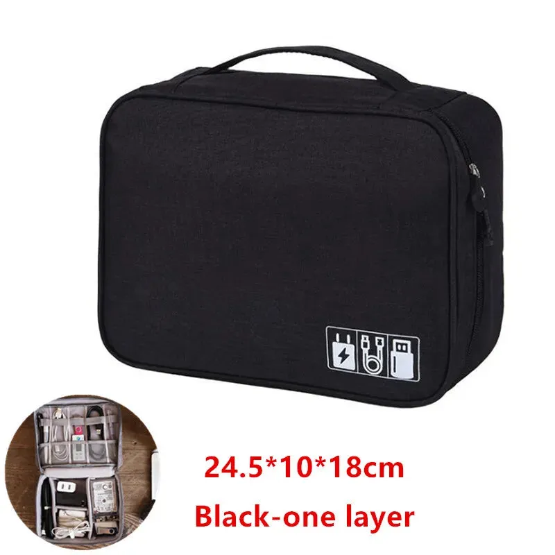 Document Organizer Briefcase 1/2/3-Layer Folder Holder Men's Women's Bag Cover Purse Passport Home Functional File Storage Case
