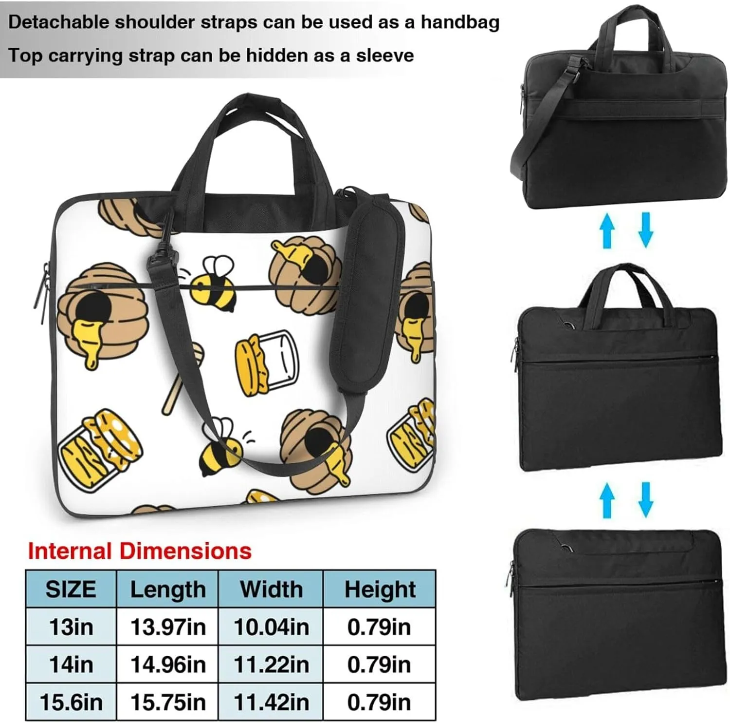 Dog Paw Seamless Pattern Laptop Bag Classic Slim Briefcase Messenger Bag, Spacious, Ergonomic