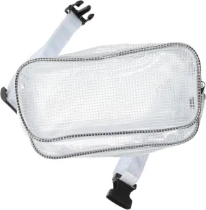 DOITOOL Clear Waist Pack for Sports and Outdoor Activities Durable Transparent Fanny Pack with Belt for Hiking Camping and Picnics Unisex Storage Pouch