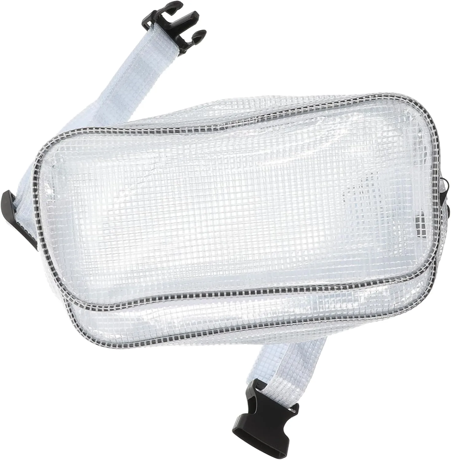 DOITOOL Clear Waist Pack for Sports and Outdoor Activities Durable Transparent Fanny Pack with Belt for Hiking Camping and Picnics Unisex Storage Pouch