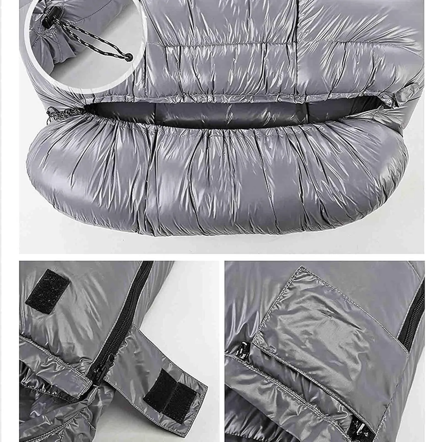 Double Sleeping Bag ??Queen Size Waterproof Sleeping Bag Good, Lightweight, for Camping, Cool Weather Backpacking, Hiking Ultralight Warm