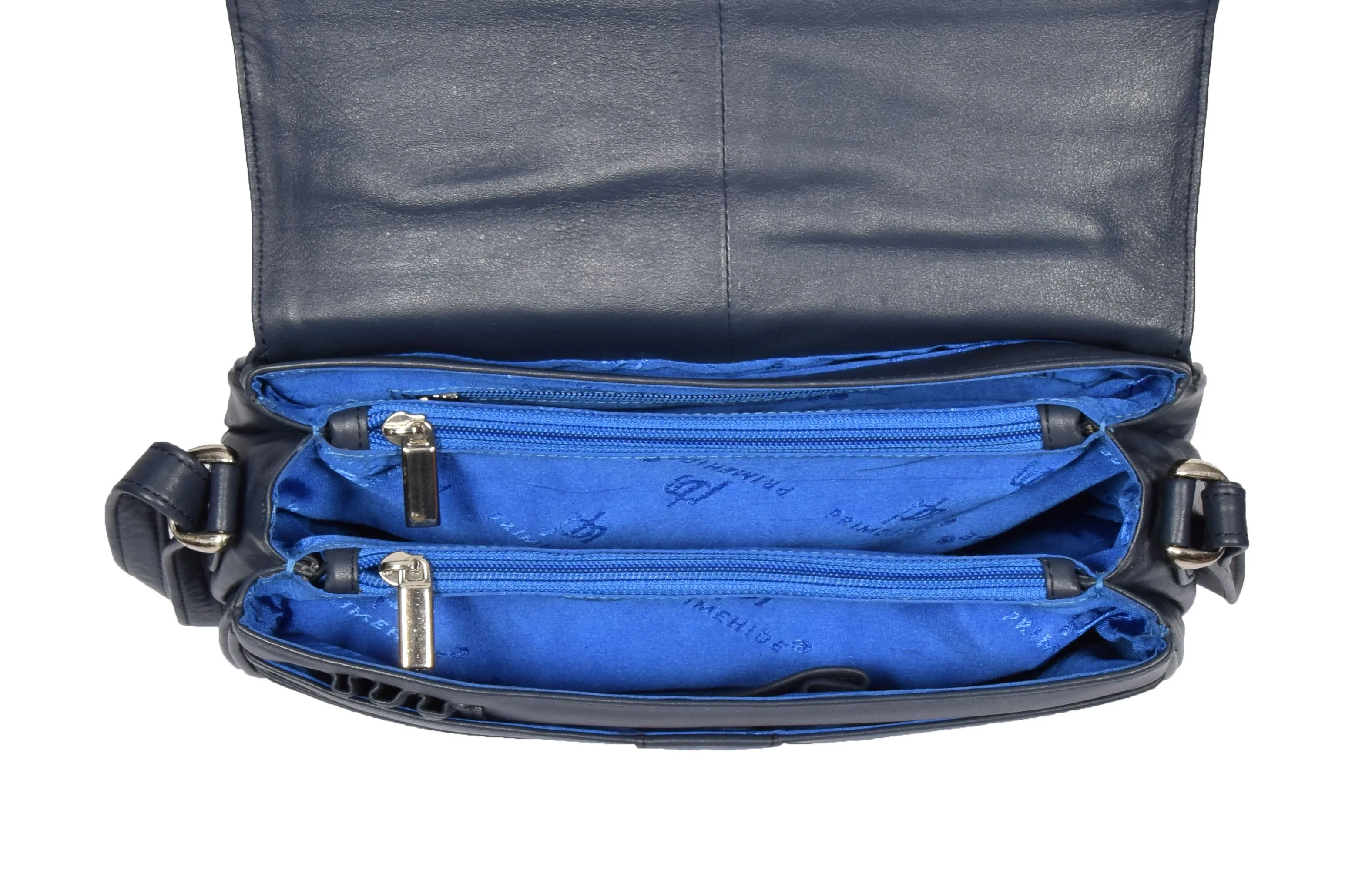 DR313 Women’s Leather Shoulder Messenger Handbag Navy