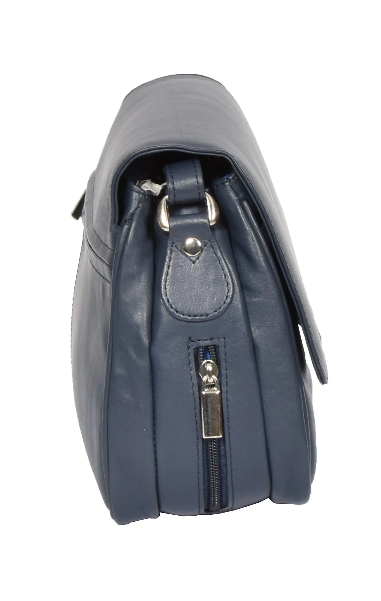 DR313 Women’s Leather Shoulder Messenger Handbag Navy