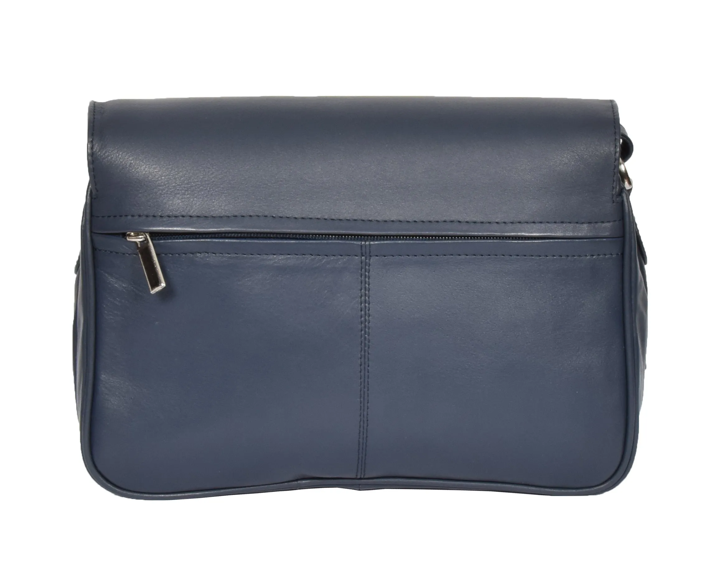 DR313 Women’s Leather Shoulder Messenger Handbag Navy