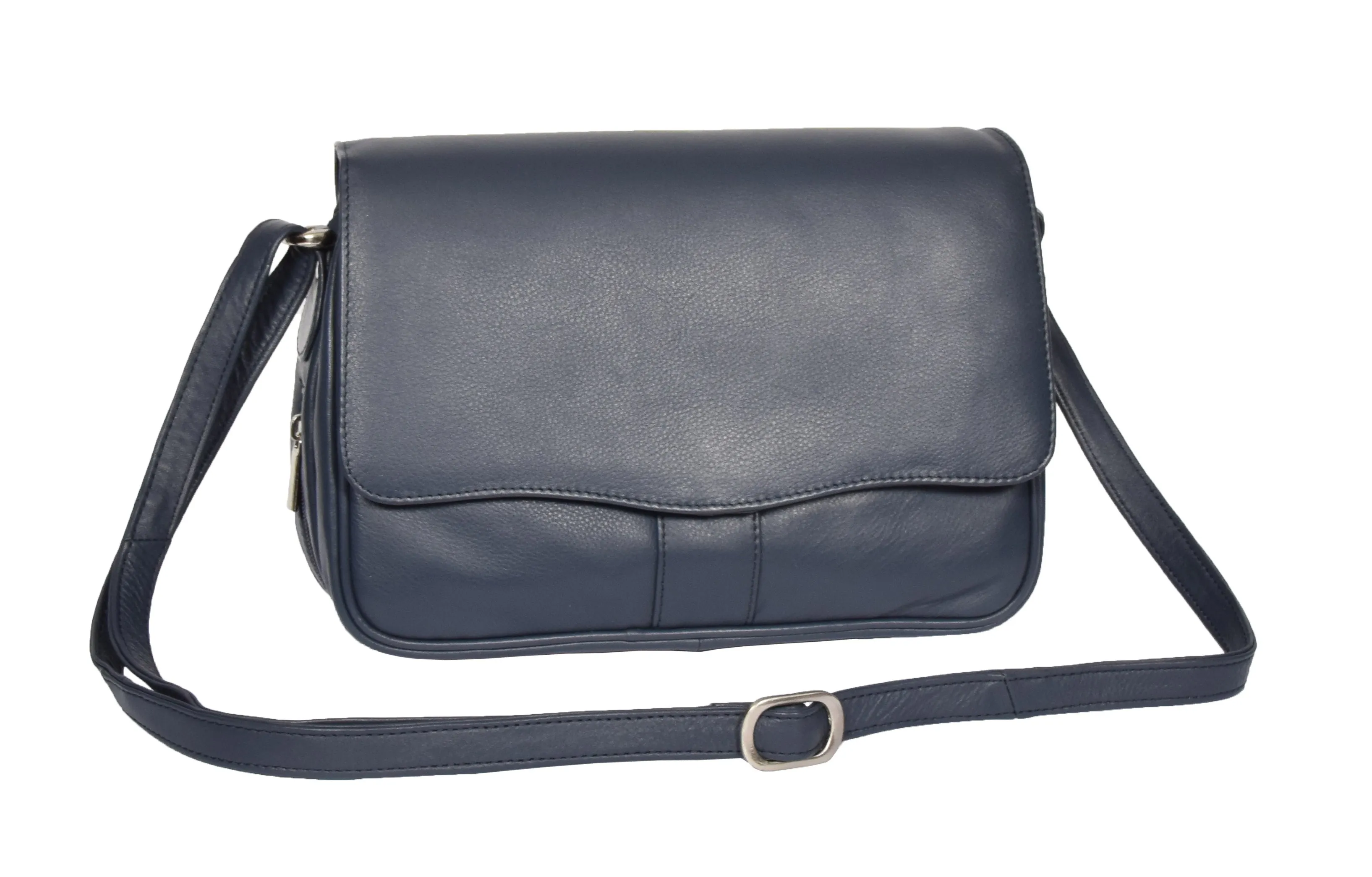 DR313 Women’s Leather Shoulder Messenger Handbag Navy