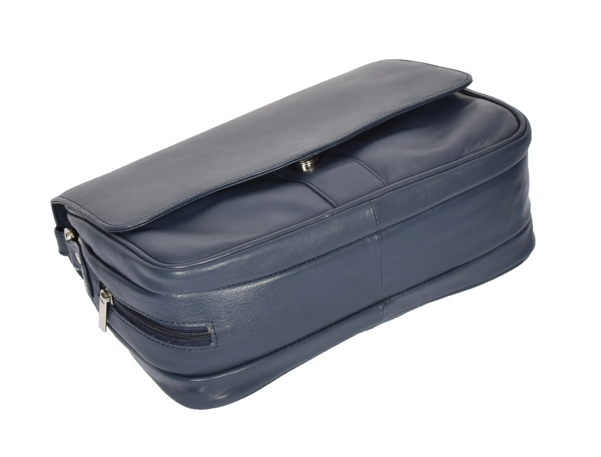 DR313 Women’s Leather Shoulder Messenger Handbag Navy