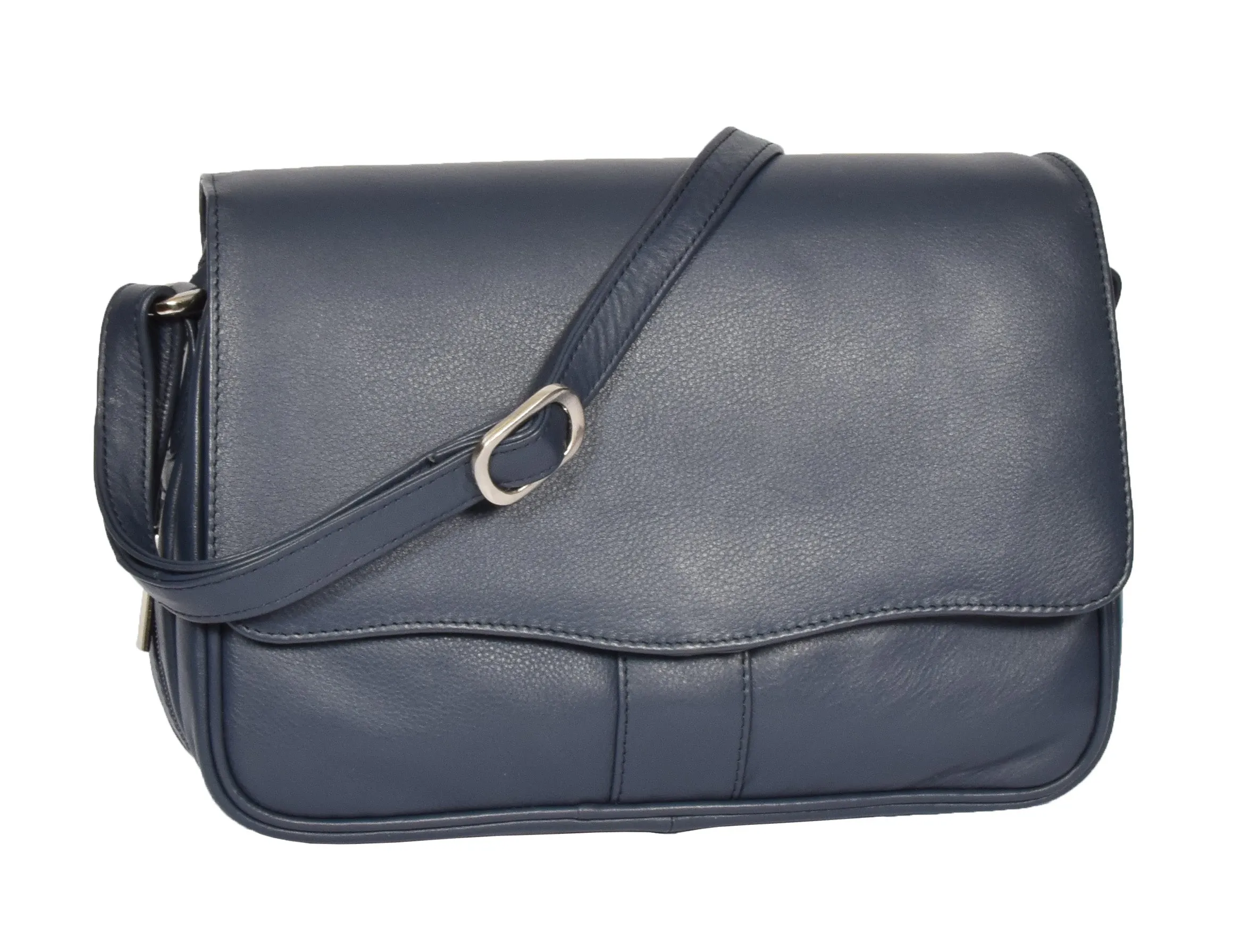 DR313 Women’s Leather Shoulder Messenger Handbag Navy