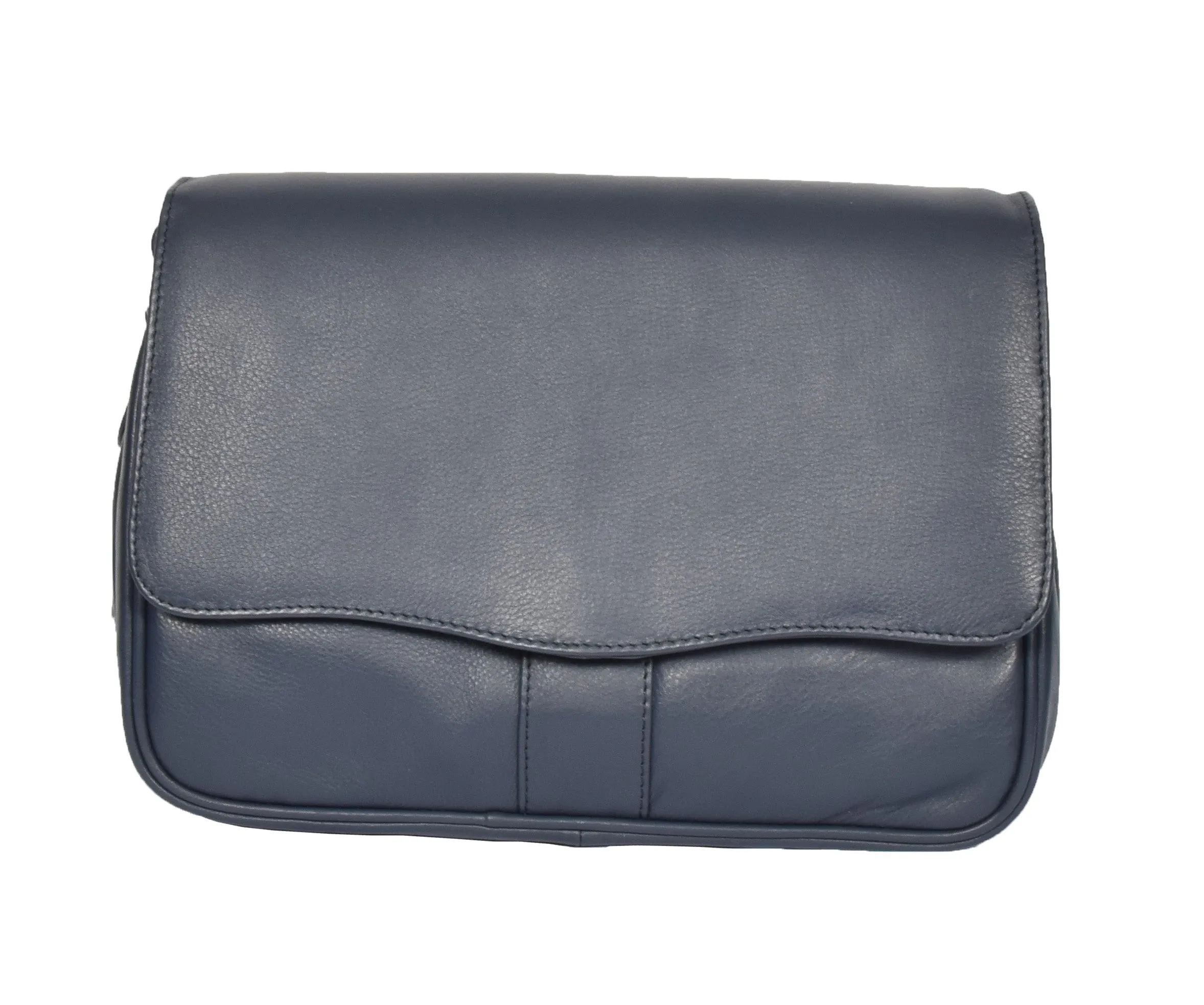 DR313 Women’s Leather Shoulder Messenger Handbag Navy