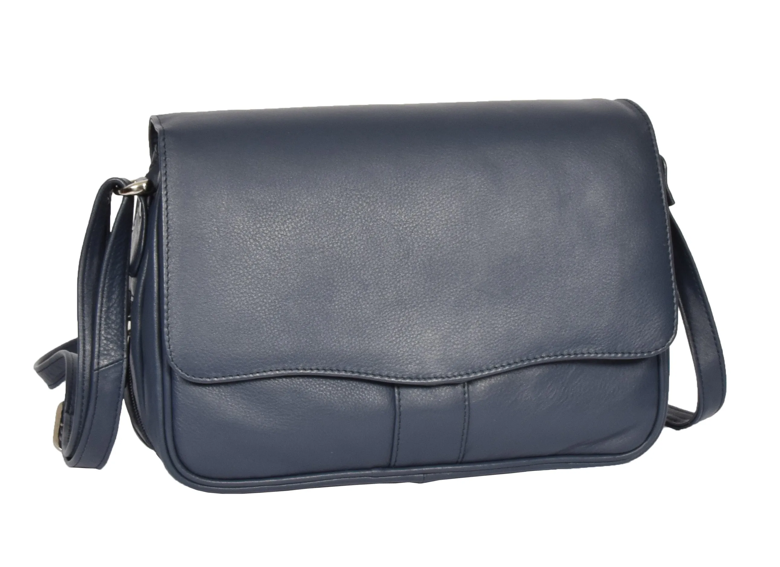 DR313 Women’s Leather Shoulder Messenger Handbag Navy