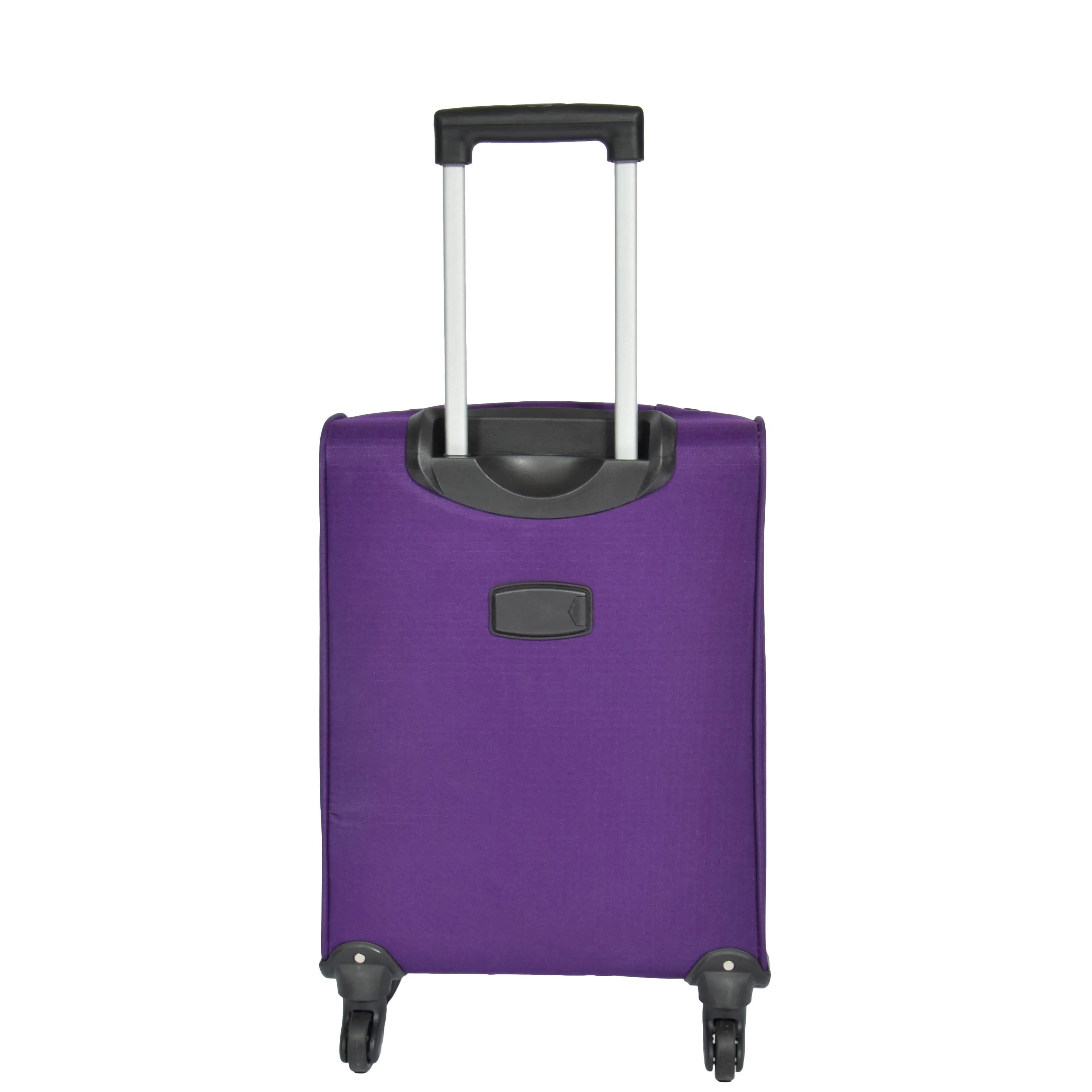 DR526 Soft Cabin Size Wheeled Suitcase Purple