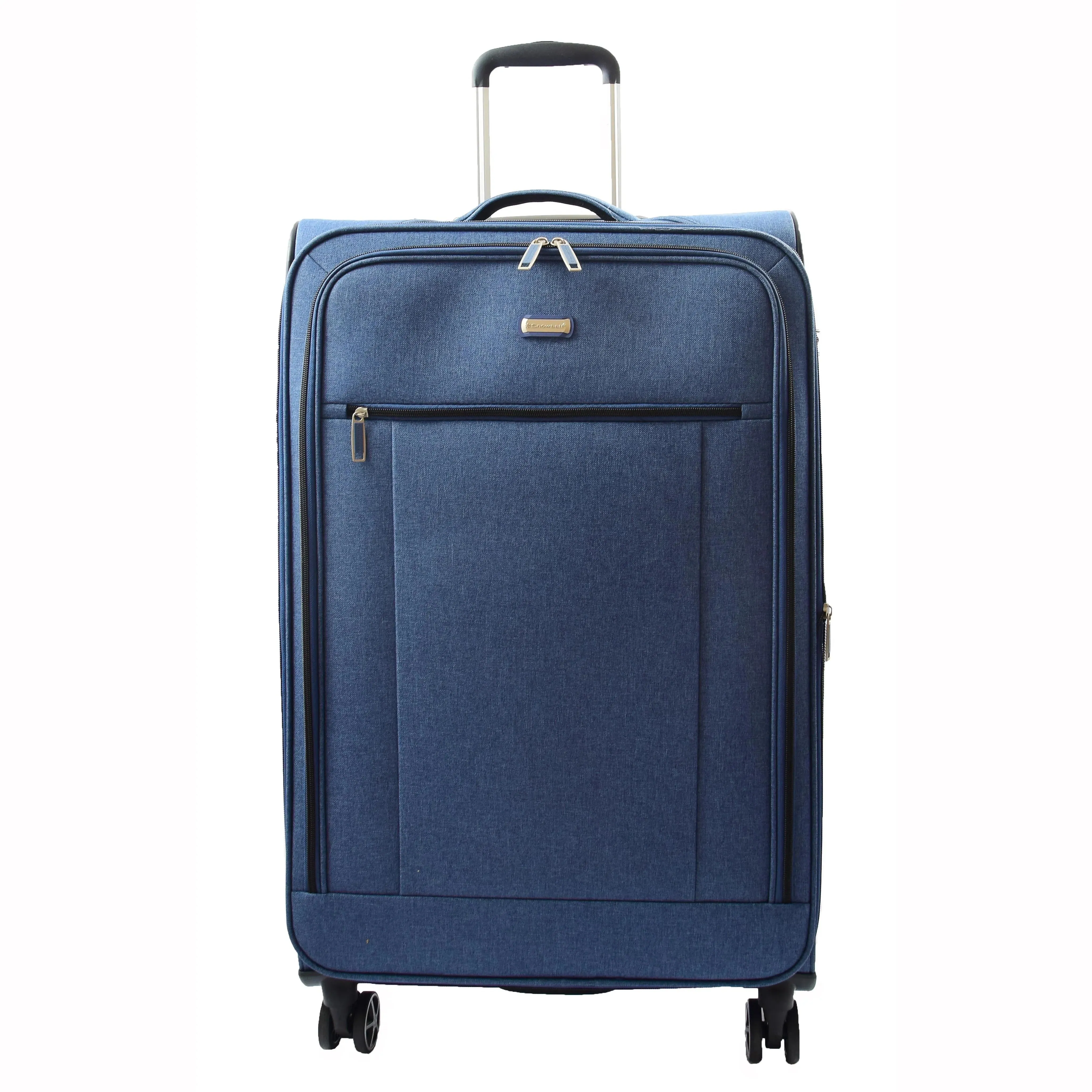 DR537 TSA Lock Four Wheel Suitcase Luggage Blue